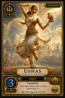 Ushas, Dawn Herald — Deva wave card